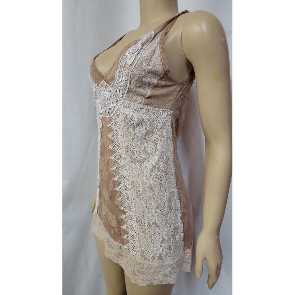 ONE OF ONE Kokholm Sisters Women's Size M Luxurious Lace Brown babydoll #B - Picture 6 of 11